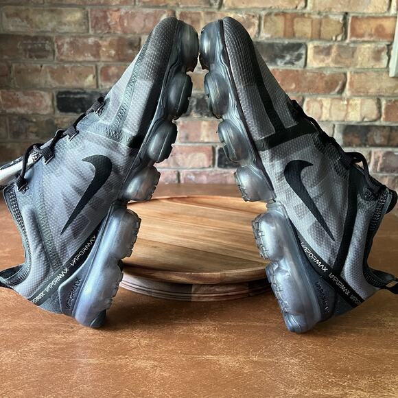 Nike Air Vapormax Men's 13 Ghost Black Running Athletic Gym Shoes Sneakers - Picture 15 of 16